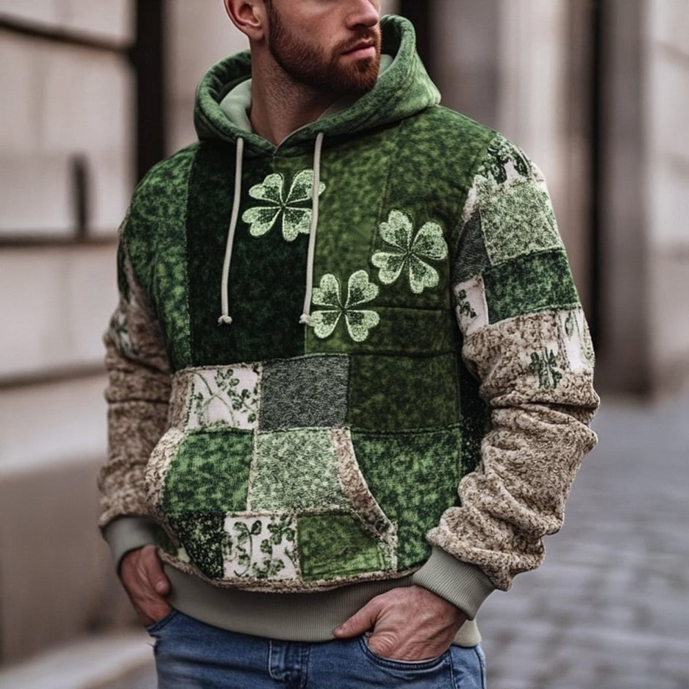 St Patrick's Day Shamrock Hoodie Irish Holiday Hoodie St Patty's Day Gift Ideas - Lilybirchmarket