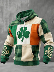 St Patrick's Day Shamrock Hoodie Men's Apparel Happy Saint Patrick's Day Gift Ideas - Lilybirchmarket