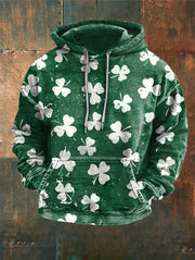 St Patrick's Day Shamrock Hoodie St Patty's Day Men's Outfits Best Gifts For Boyfriend - Lilybirchmarket