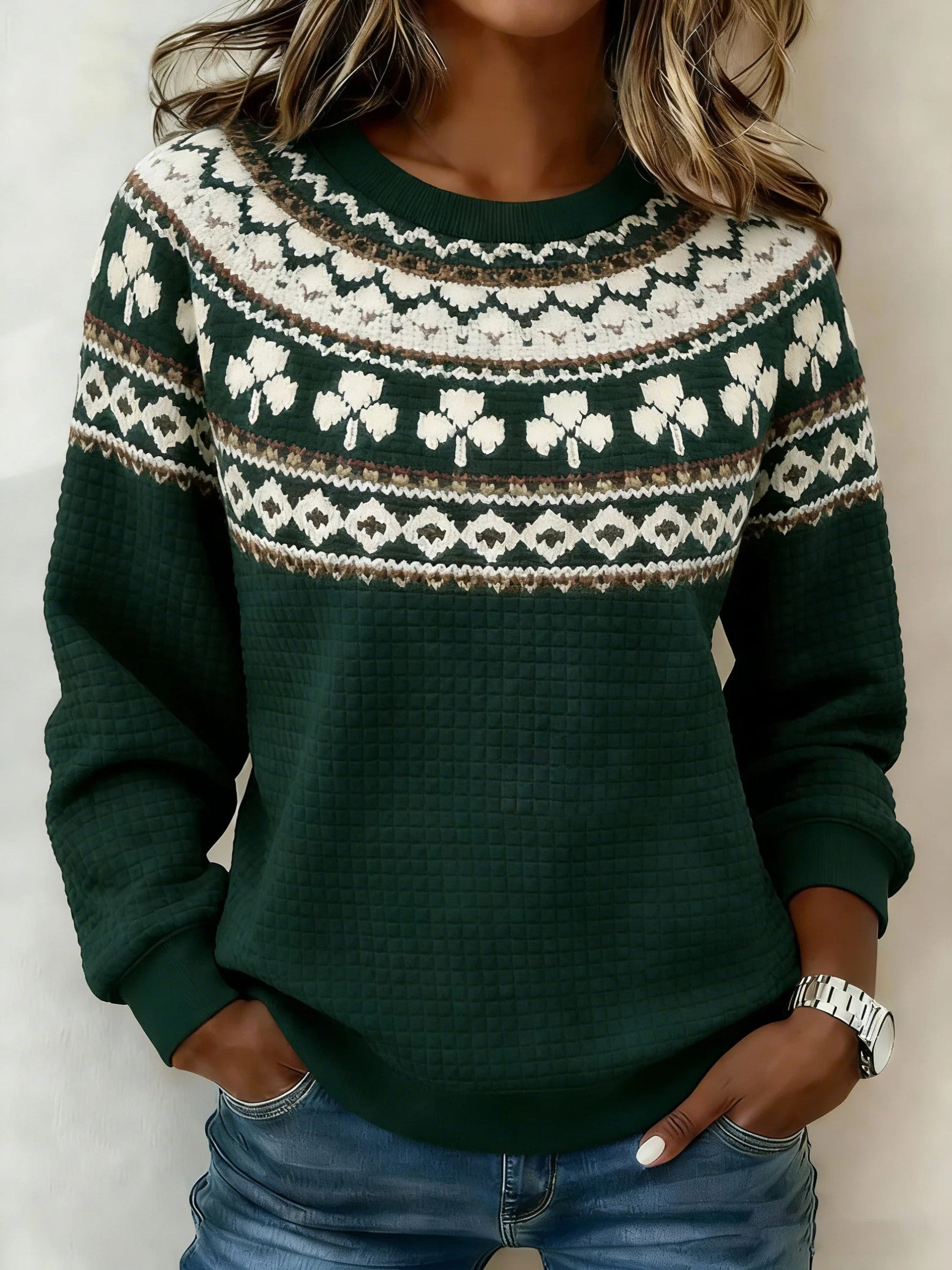  St Patrick's Day Shamrock Sweatshirt Irish Festival St Patrick Clothes Best Gifts For Her - TradiViet
