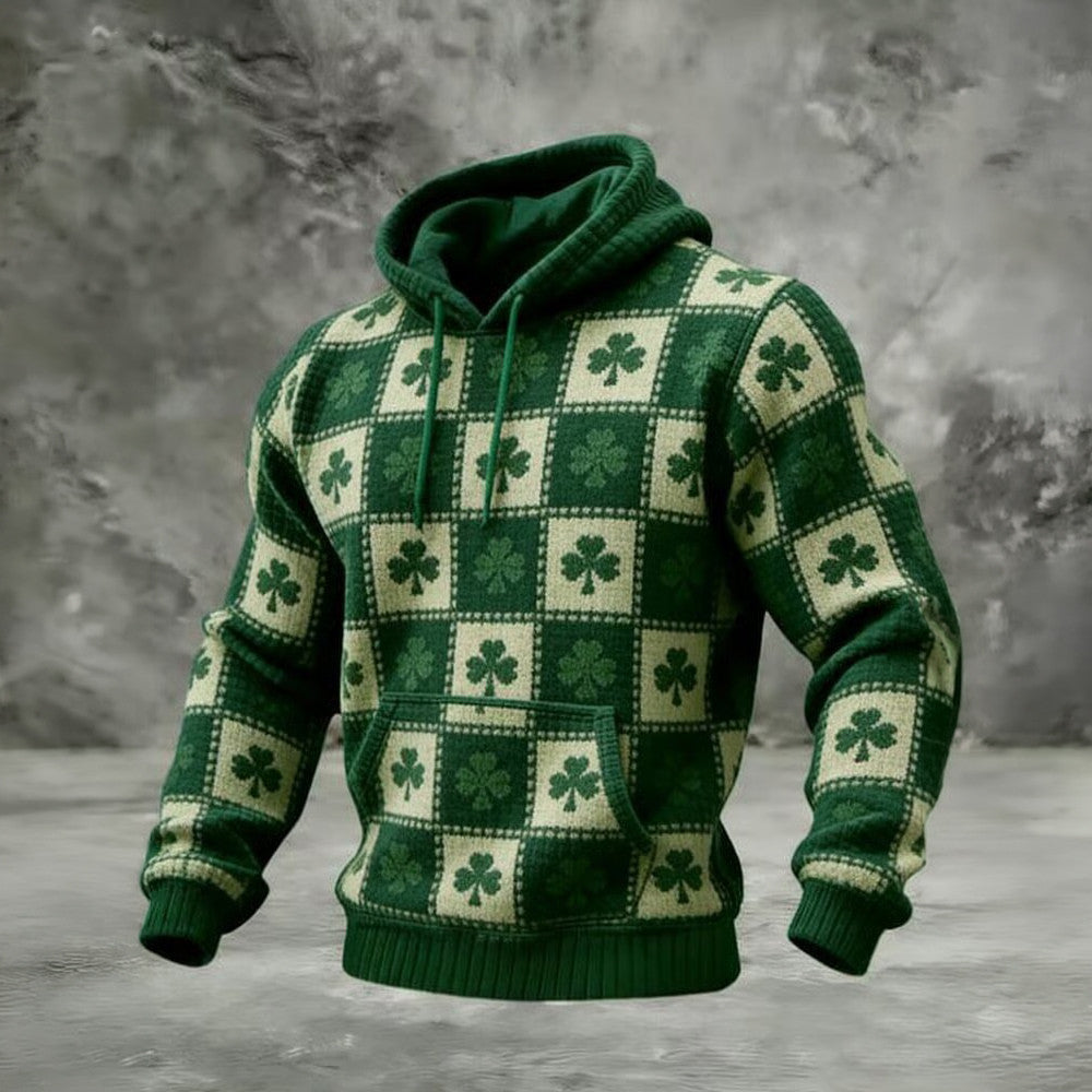 St. Patrick's Day Shamrocks Hoodie St Patrick's Day Hoodie Cool St Paddy's Day Gift - Lilybirchmarket