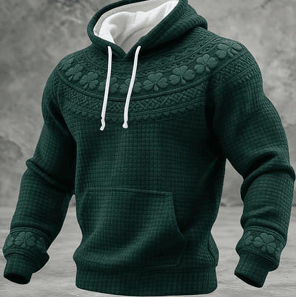 St Patrick's Day Shamrocks Hoodie St Patrick's Day Outfit Cool St Patrick's Day Presents - Lilybirchmarket
