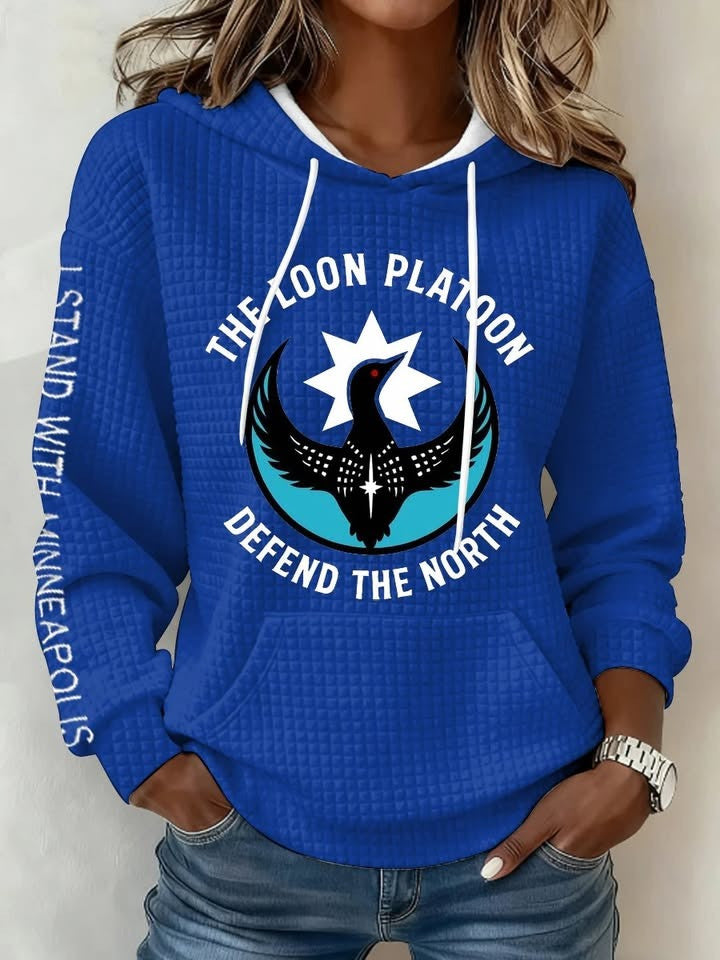 Stand With Minnesota Hoodie The Loon Platoon Defend The North Minneapolis Protest Apparel - Lilybirchmarket