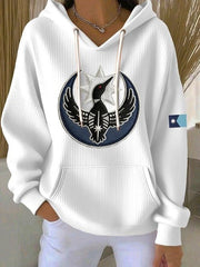 Stand With Minnesota Hoodie Women's MN Loon Bird Protest Anti ICE Merch Political Apparel - Lilybirchmarket