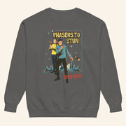 Star Trek Merch The Original Series Phasers To Stun Sweatshirt Gifts For Him Her - Lilybirchmarket
