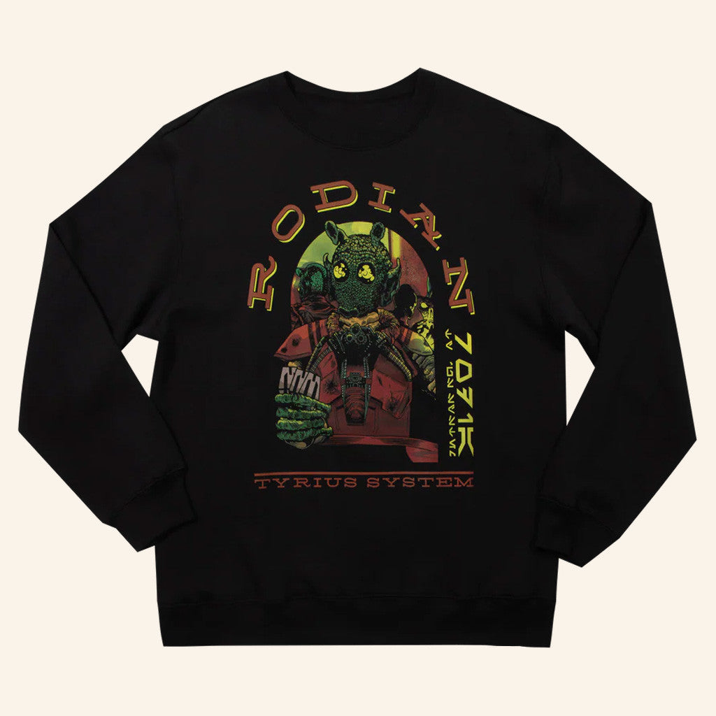 Star Wars Merch Rodian Black Sweatshirt Tyrius System Sweatshirt Gifts For Him - Lilybirchmarket