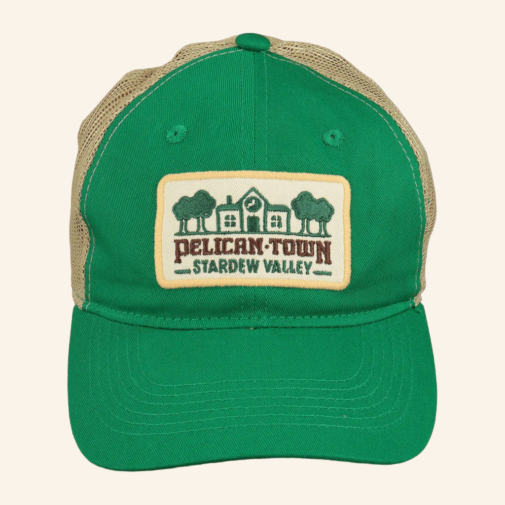 Stardew Valley Merch Pelican Town Embroidered Trucker Hat Gifts For Besties - Lilybirchmarket