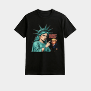 Statue Of Liberty Quiet Piggy Trump Shirt Patriotic T-Shirt Gifts For Father - Lily Birch Market