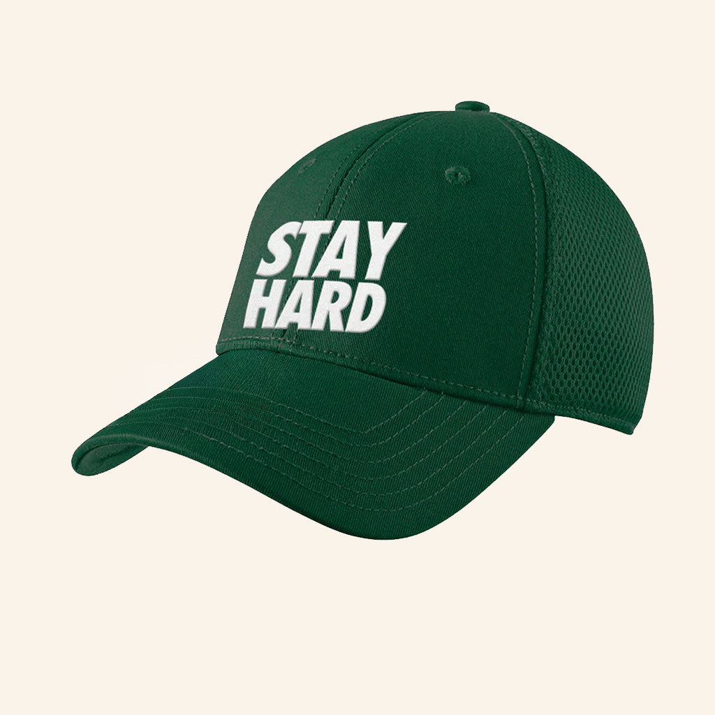Stay Hard Trucker Hat Motivational Slogan Cap Gifts Ideas For Boyfriend - Lilybirchmarket