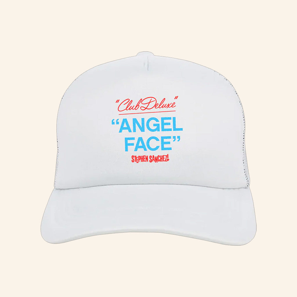 Stephen Sanchez Merch Club Deluxe Angel Face Trucker Hat Gifts For Music Fans - Lilybirchmarket