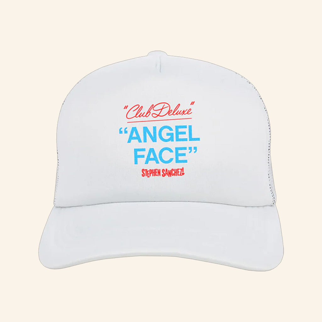 Stephen Sanchez Merch Club Deluxe Angel Face Trucker Hat Gifts For Music Lovers - Lilybirchmarket