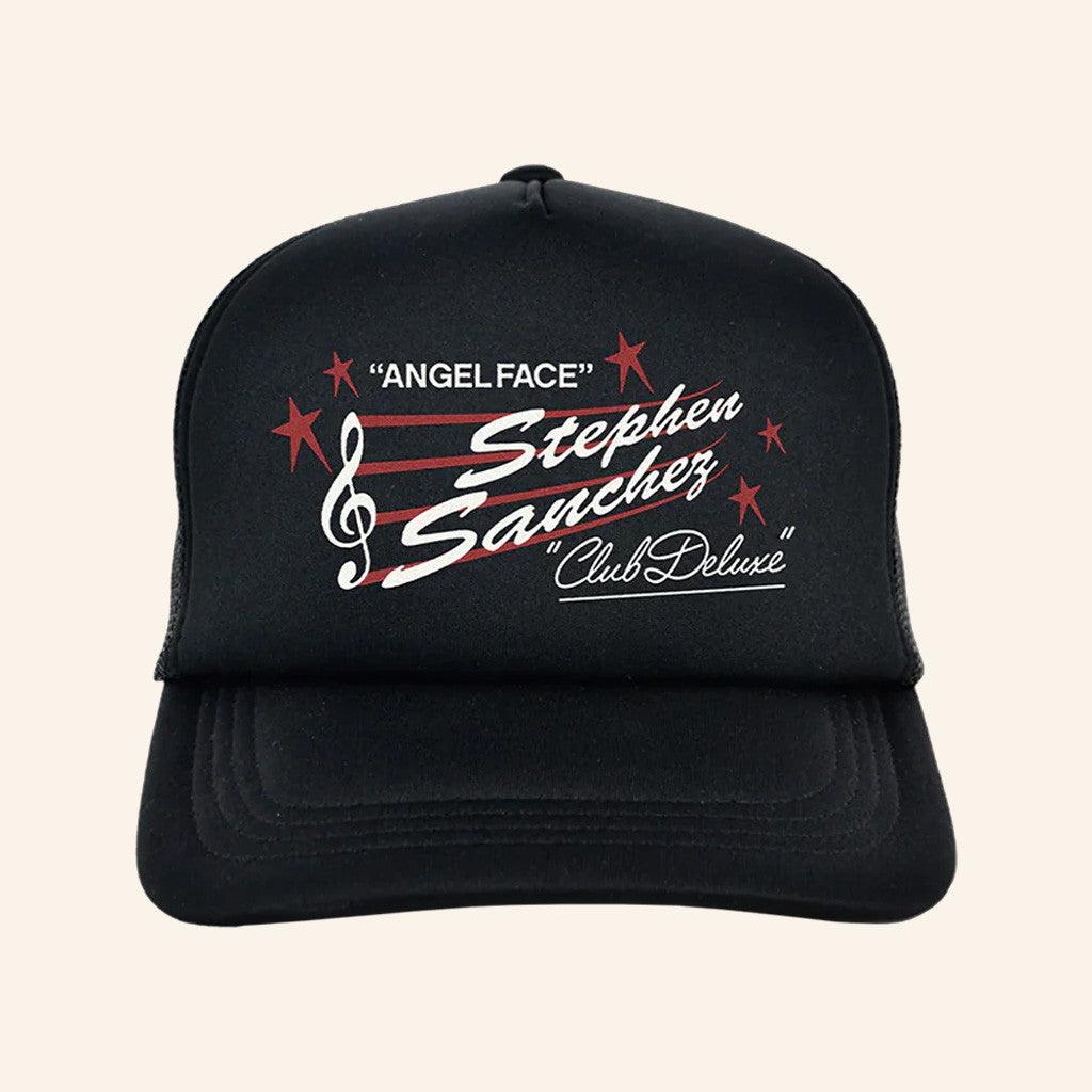 Stephen Sanchez Merch Treble Clef Trucker Hat Birthday Gifts For Music Lovers - Lilybirchmarket