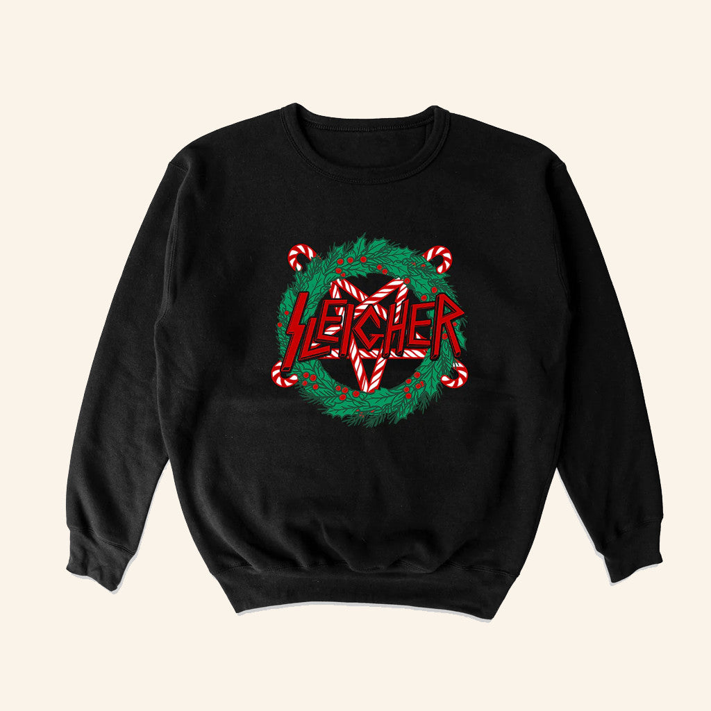 Steve Mart Merch Sleigher Crewneck Sweatshirt Christmas Presents For Boyfriend - Lilybirchmarket