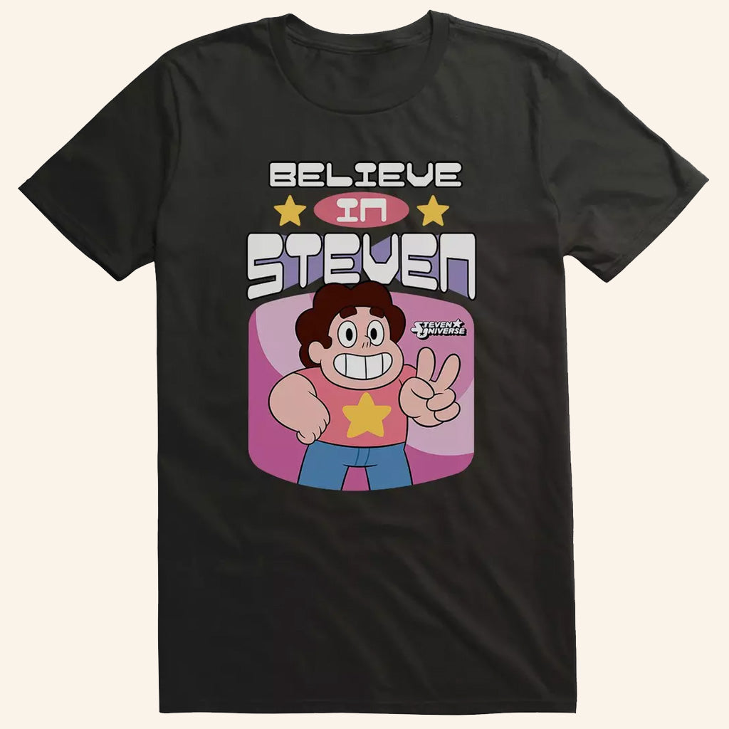 Steven Universe Merch Believe In Steven T-Shirt Unique Gifts For Son - Lily Birch Market