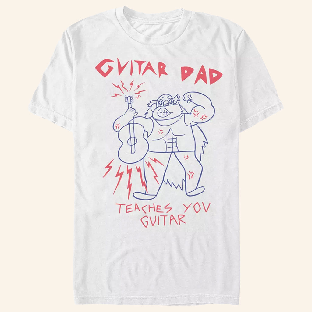 Steven Universe Merch Guitar Dad Advertisement T-Shirt Gifts Ideas For Him - Lily Birch Market