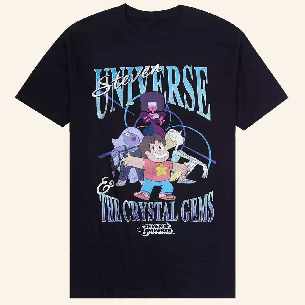 Steven Universe Merch The Crystal Gems Retro Portrait T-Shirt Steven Universe Shirt Him Gifts - Lily Birch Market