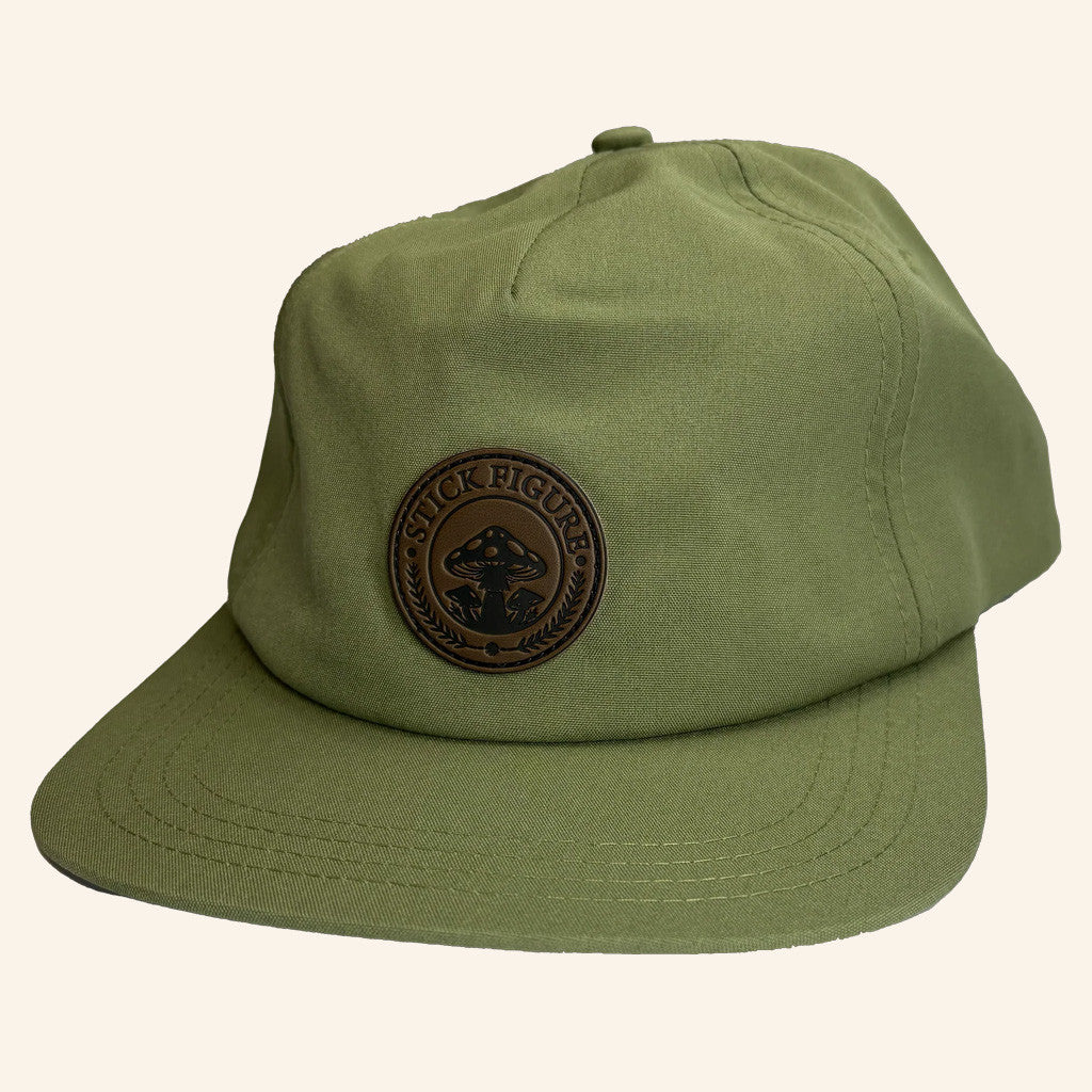Stick Figure Merch Mushroom Unstructured Snapback Hat Music Lover Gifts For Him - Lilybirchmarket