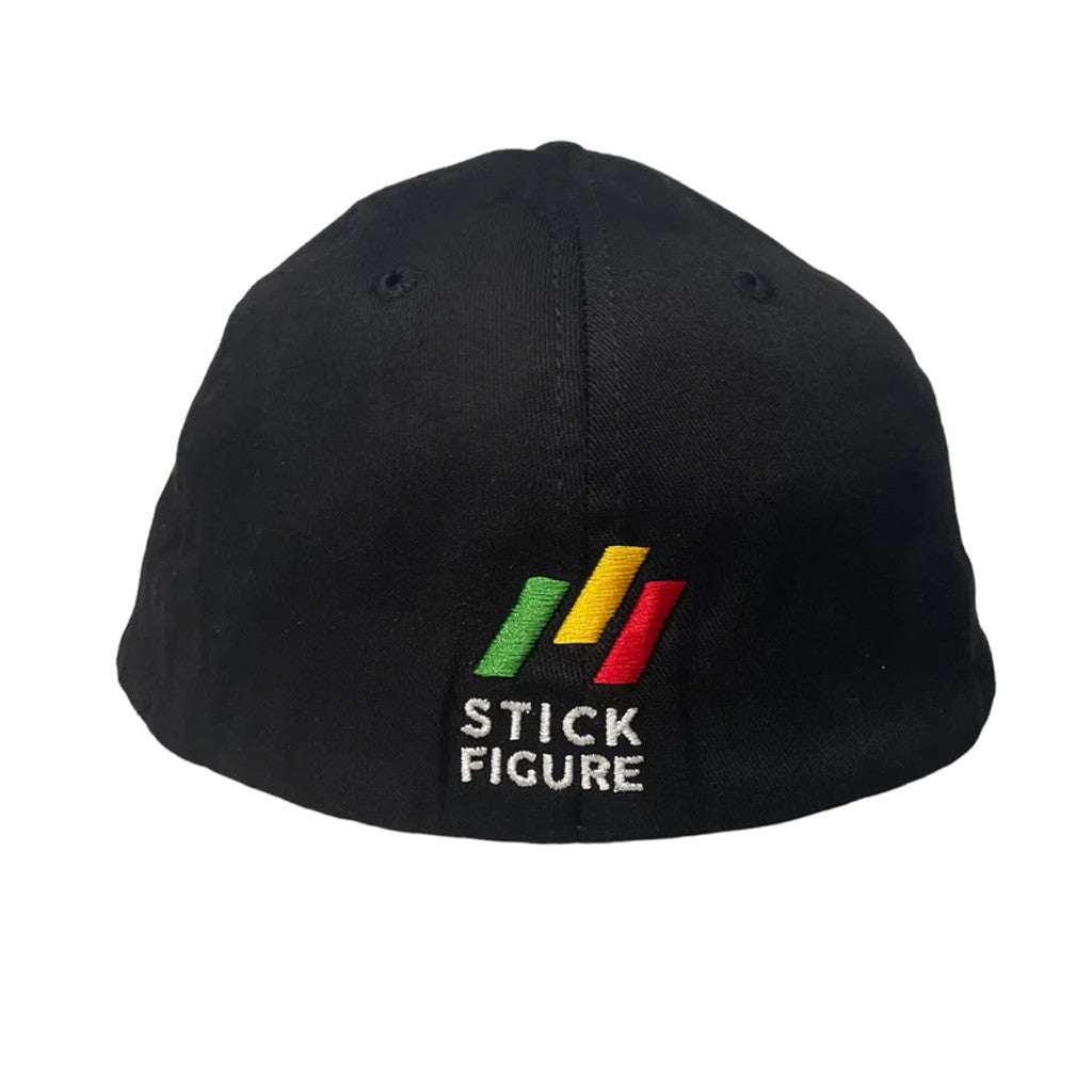 Stick Figure Merch Red Gold Green SF Embroidered Snapback Hat Cool Gifts For Music Lovers - Lilybirchmarket