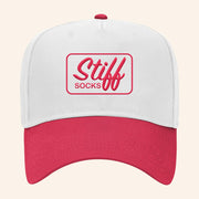 Stiff Socks Merch Essentials Red White Embroidered Baseball Hat Gifts For Dad - Lilybirchmarket