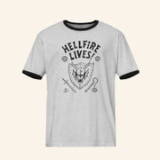 Stranger Things 5 Hellfire Lives Ringer Shirt Hellfire Lives T-Shirt Stranger Things Merch - Lily Birch Market