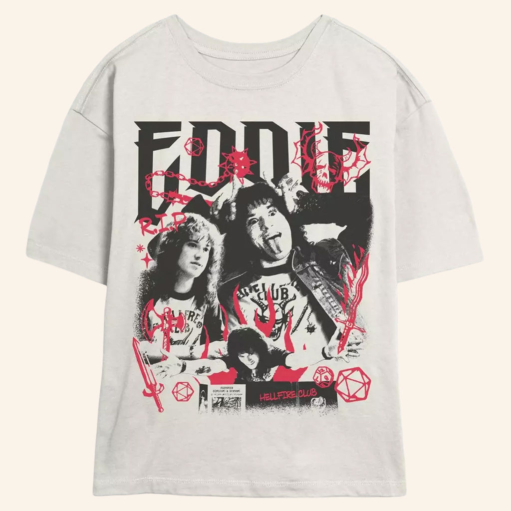 Stranger Things Eddie Munson Merch Eddie Munson Collage T-Shirt Stranger Things Merch Gifts - Lily Birch Market
