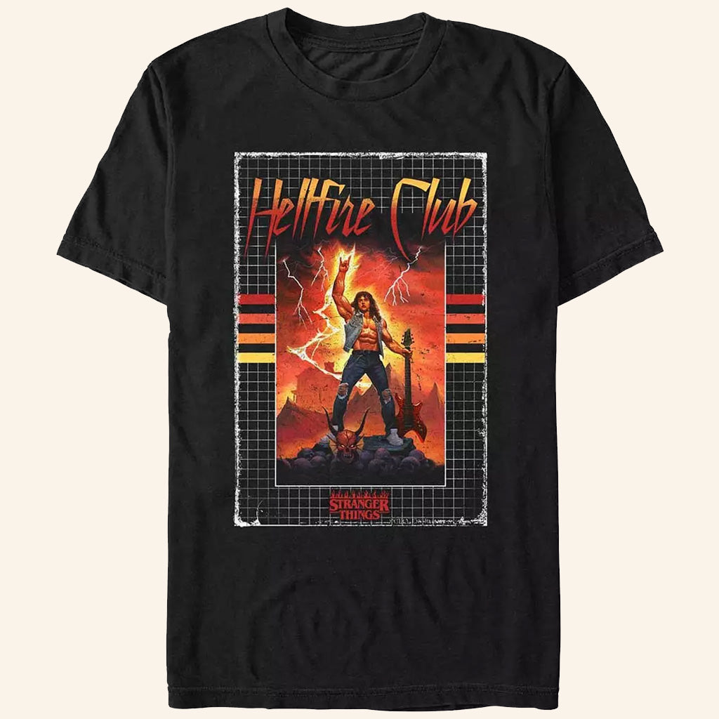 Stranger Things Eddie Munson Merch Hellfire Club T-Shirt Gifts Ideas For Husband - Lily Birch Market
