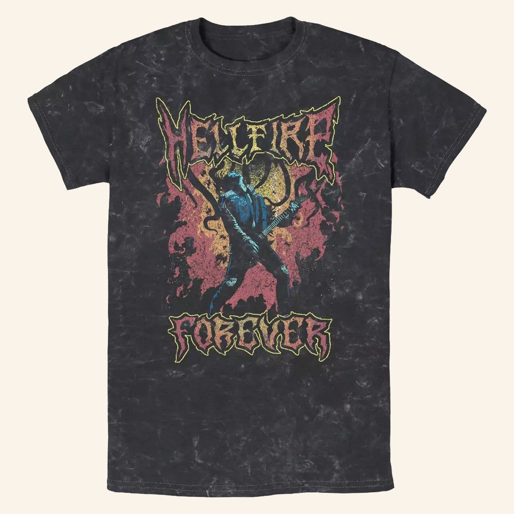 Stranger Things Eddie Munson Merch Hellfire Forever T-Shirt Best Gifts For Him - Lily Birch Market