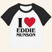 Stranger Things Eddie Munson Merch I Heart Eddie Munson T-Shirt Gifts For Her - Lily Birch Market