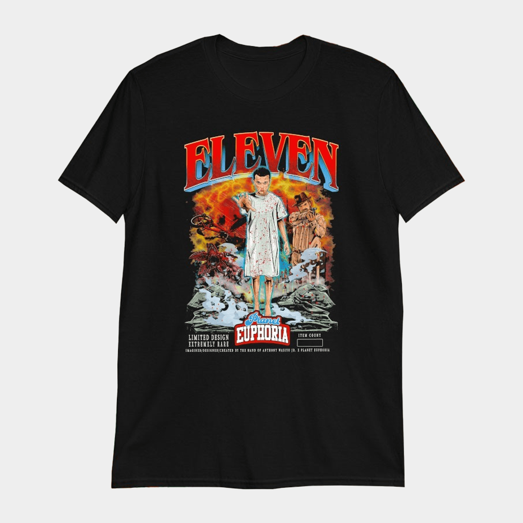 Stranger Things Eleven Planet Euphoria T-Shirt Stranger Things Merch Gifts For Brother - Lily Birch Market