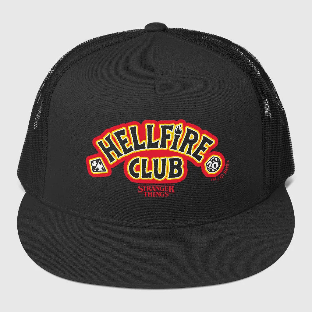 Stranger Things Merch Stranger Things Trucker Snapback Hat Hellfire Club Hat Dad Gifts - Lilybirchmarket