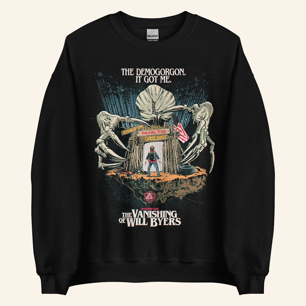 Stranger Things Will Byers Merch ST S1 X Butcher Billy Vanishing Of Will Byers Sweatshirt Fan Gifts - Lilybirchmarket