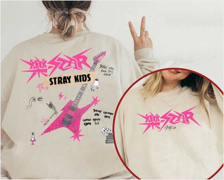 Stray Kids Album Shirt Stray Kids Members Group Sweatshirt Gifts For Him Trendy Merch - Lilybirchmarket