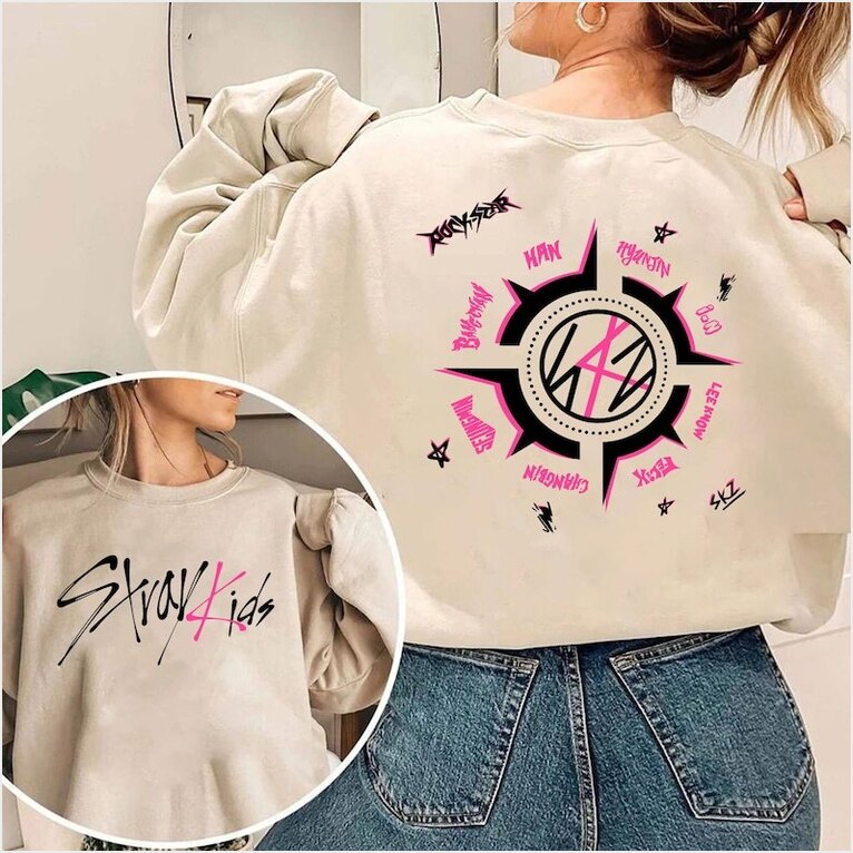 Stray Kids Album Sweatshirt Stray Kids Kpop Character Gifts For Him Merch Clothing - Lilybirchmarket