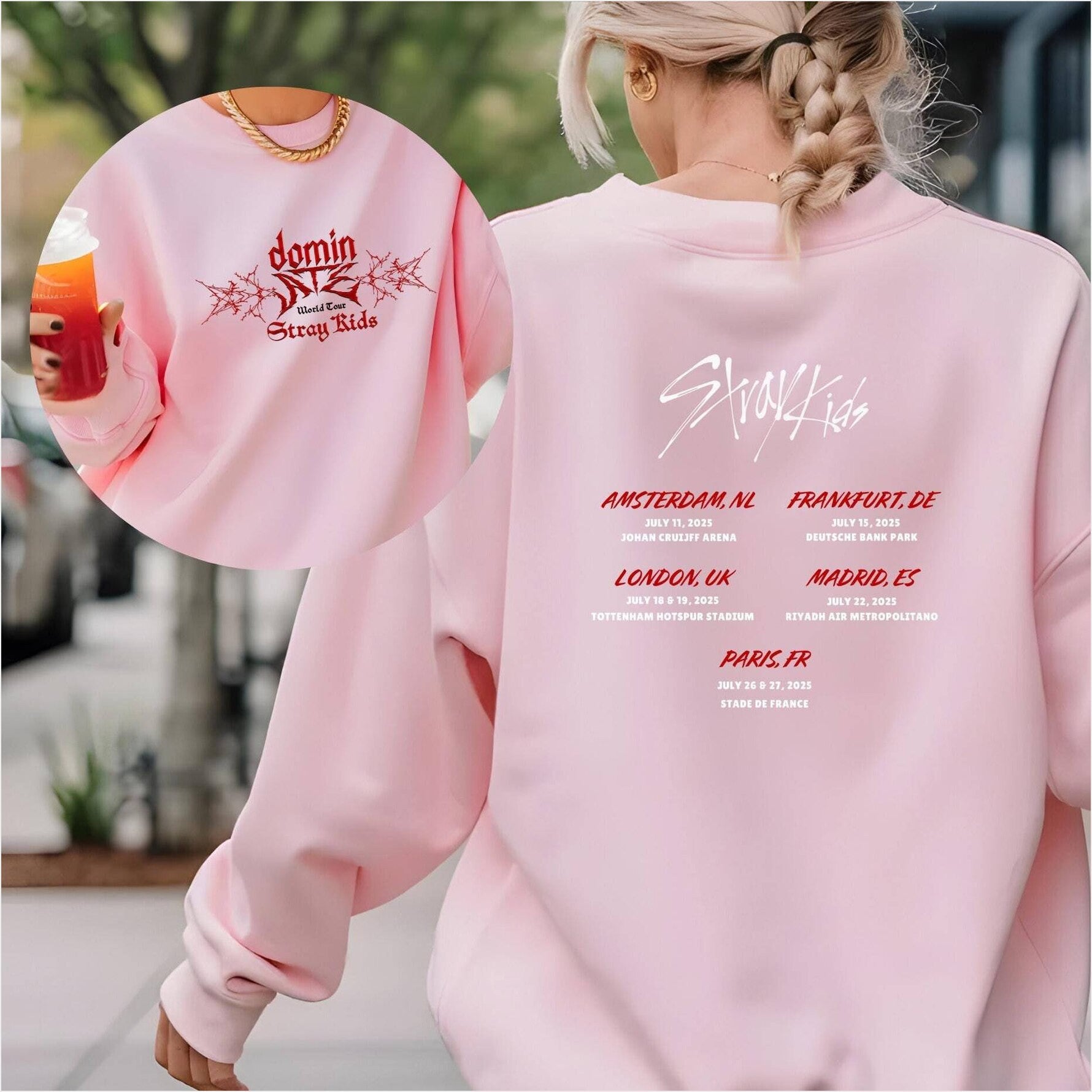 Stray Kids Europe Tour 2025 Sweater Shirt Stray Kids 4 SweaT-shirt Gifts For Fans Trendy Merch - Lilybirchmarket