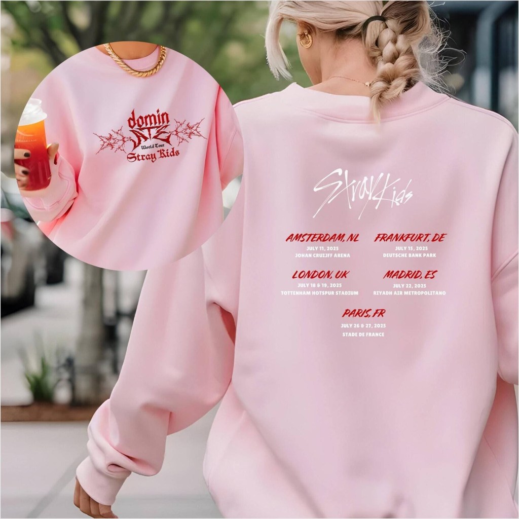 Stray Kids Europe Tour 2025 Sweater Shirt Stray Kids 4 SweaT-shirt Gifts For Fans Trendy Merch - Lilybirchmarket