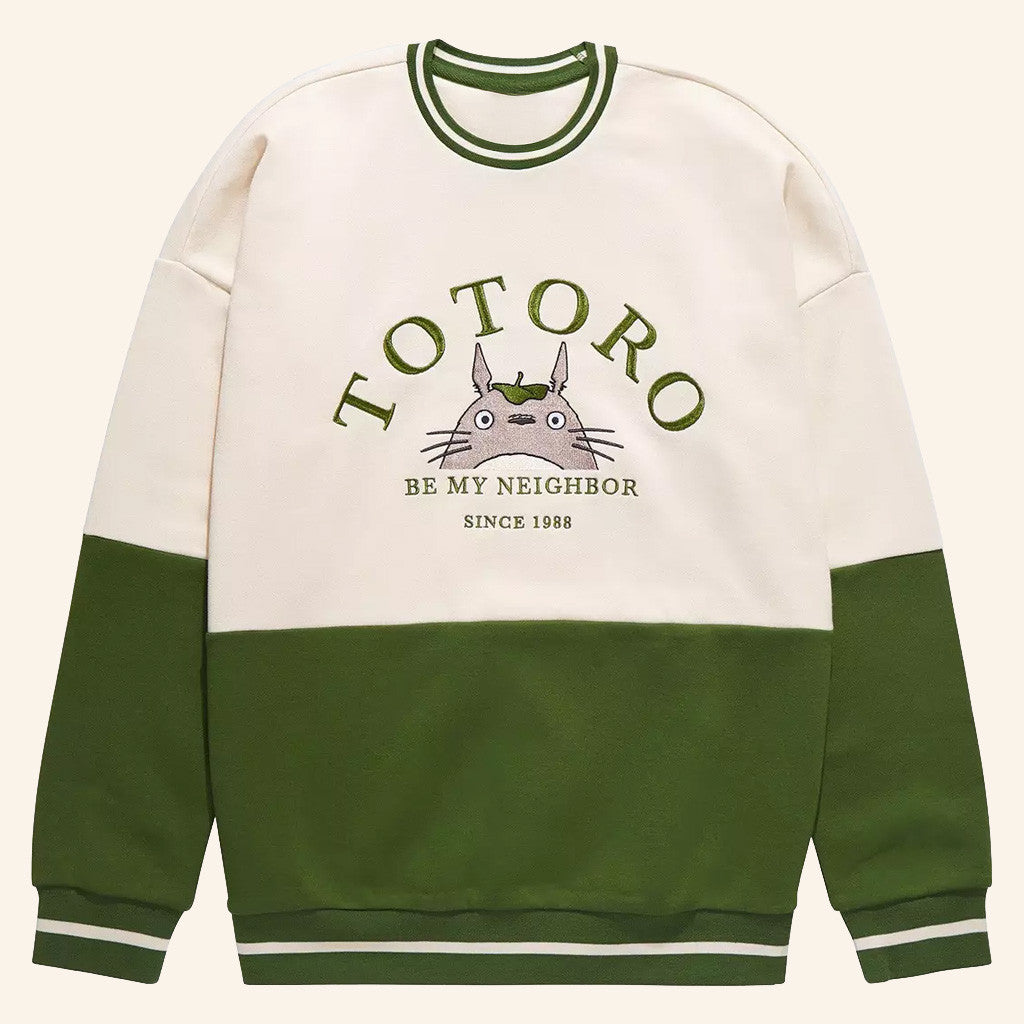 Studio Ghibli Merch My Neighbor Totoro Be My Neighbor Sweatshirt Cool Gifts For Anime Fans - Lilybirchmarket