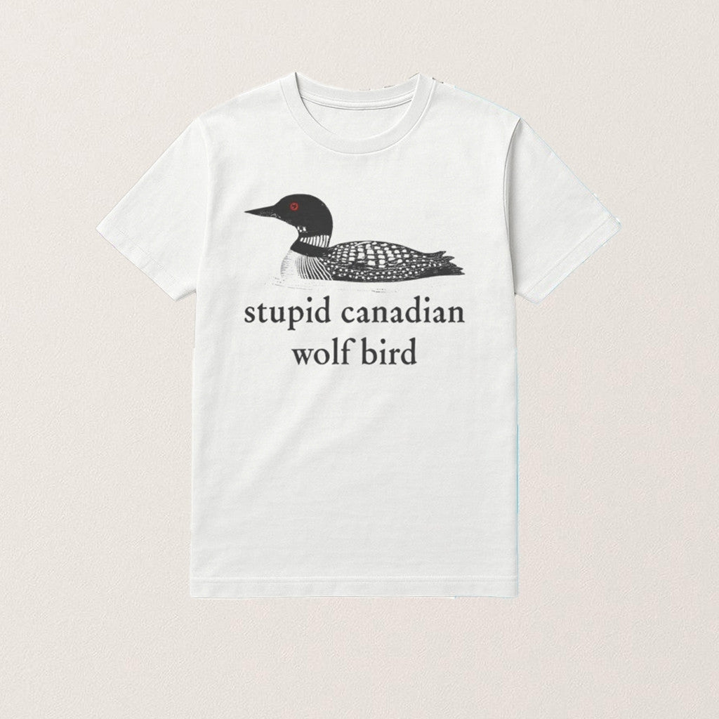 Stupid Canadian Wolf Bird Shirt Heated Rivalry Inspired T-Shirt Gifts For Friends - Lily Birch Market