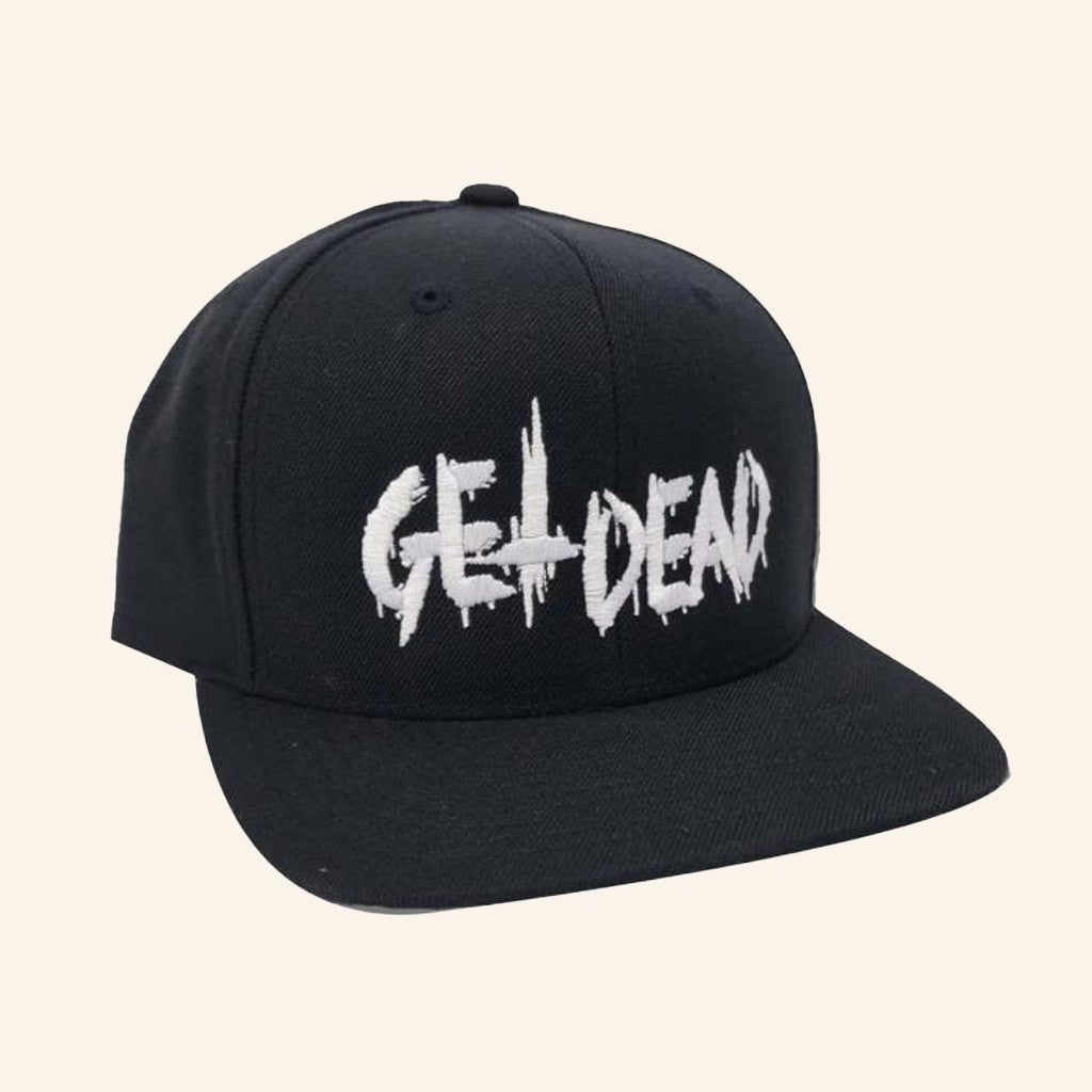 Stupid Rad Merch Merch Get Dead Logo Embroidered Hat Birthday Gift Ideas For Him - Lilybirchmarket
