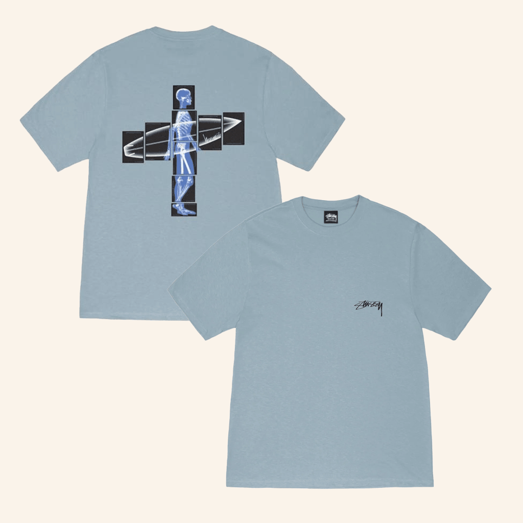Stussy Merch Body Scan T-Shirt Gifts For Father - Lily Birch Market