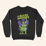 Suicide Machines Detroit Merch Skanking Regan Crewneck Sweatshirt Gifts For Him - Lilybirchmarket