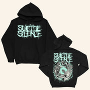 Suicide Silence Merch Suicide Silence Hands Of A Killer Glow In The Dark Hoodie Him Gifts - Lilybirchmarket