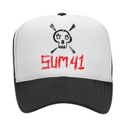 Sum41 Merch Sketch Logo Trucker Hat Present For Husband - Lilybirchmarket