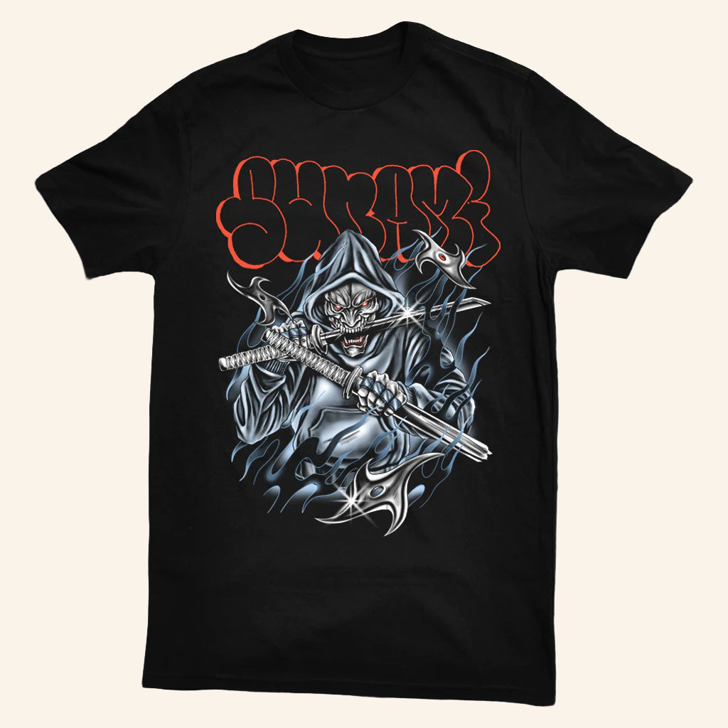 Sunami Merch Samurai Black T-Shirt Birthday Gifts Ideas For Brother - Lily Birch Market