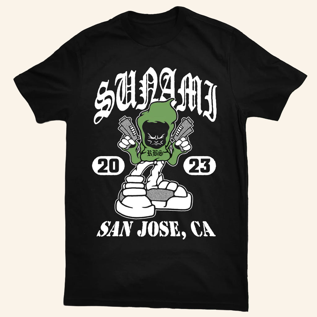 Sunami Merch San Jose CA 2023 T-Shirt Music Related Gifts For Guys - Lily Birch Market
