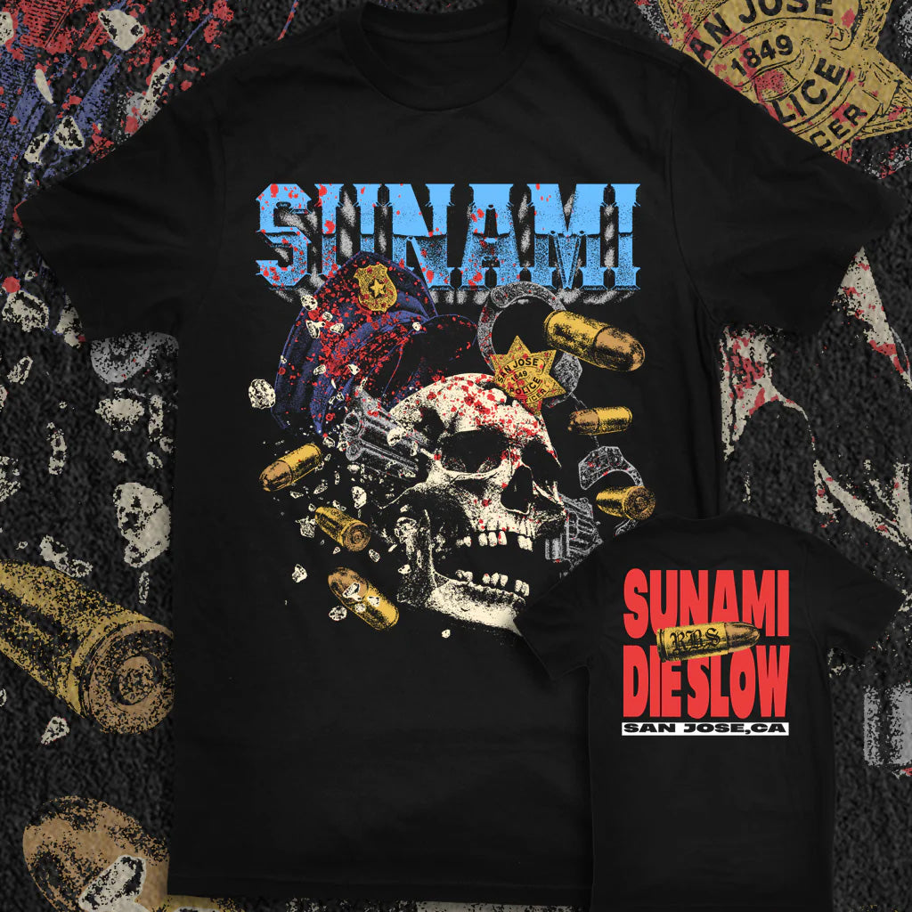 Sunami Merch Skull Shirt Sunami Die Slow T-Shirt Gifts For Best Friends - Lily Birch Market