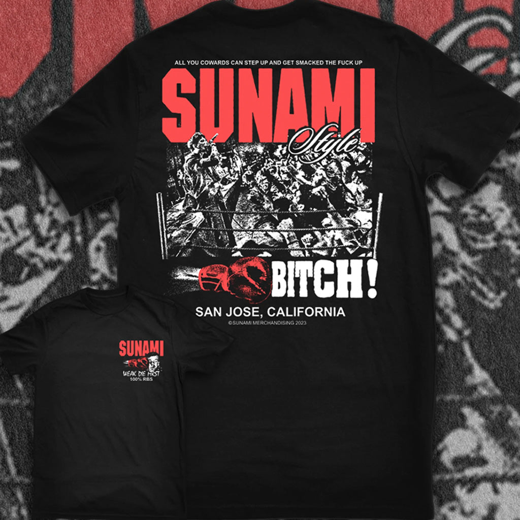Sunami Merch Weak Die First Black T-Shirt Best Gifts For Boyfriend - Lily Birch Market