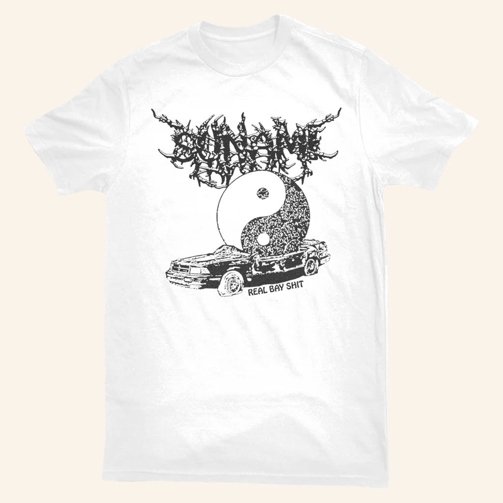 Sunami Merch Yin Yang White T-Shirt Gifts Ideas For Boyfriend - Lily Birch Market