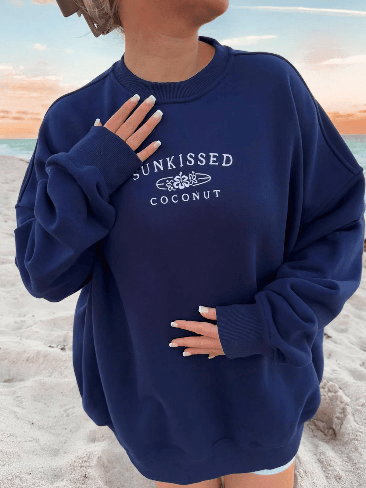 Sunkissed Coconut Sweatshirt Sunkissed Coconut Merch 1St Mothers Day Gifts Gift for Dad - Lilybirchmarket