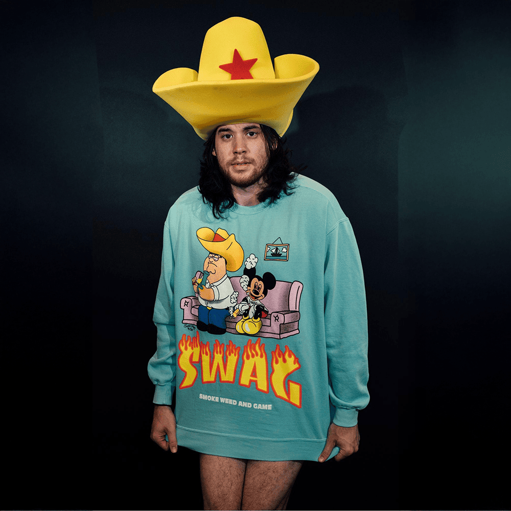 SuperMega Merch Swag Smoke Weed And Game Supermega 420 Sweatshirt Top 10 Father's Day Gifts - Lilybirchmarket
