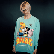 SuperMega Merch Swag Smoke Weed And Game Supermega 420 Sweatshirt Top 10 Father's Day Gifts - Lilybirchmarket